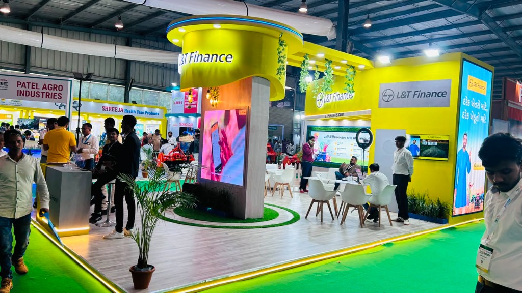 Exhibition stall designed and fabricated by MM Enterprise